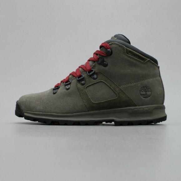 Timberland Men's 7.5 Scramble Gray Suede Leather Hiker Trail Ankle Boots - A1ZV7 - Picture 2 of 12